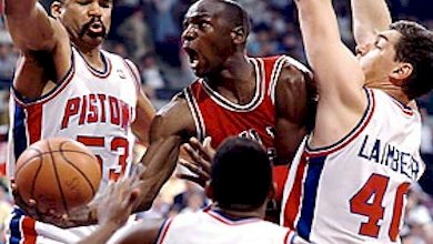 Los Pistons y el Atleti Detroit-pistons-chicago-bulls-michael-jordan-bill-laimbeer-james-edwards-isiah-thomas-nba-playoffs